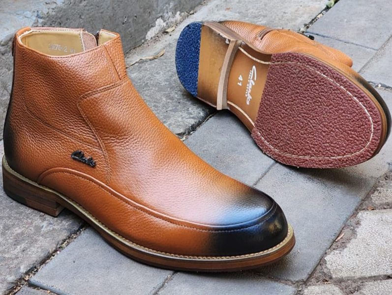 Clarks leather boots